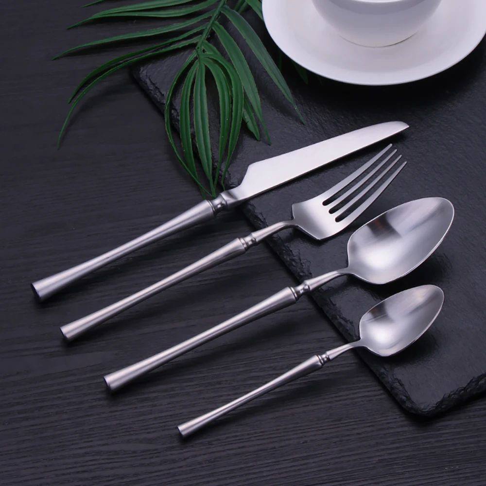 24pcs MIRROR LUXURY CUTLERY SET stainless steel