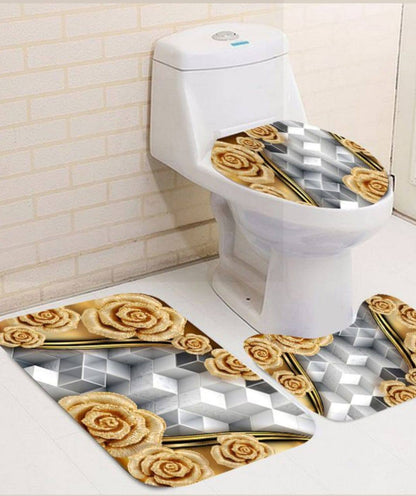 3pcs sets Toilet mats