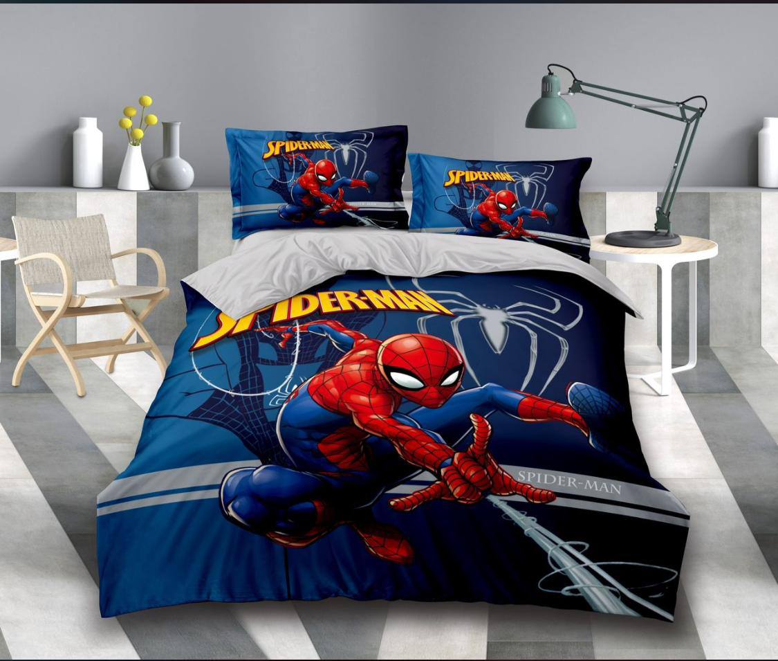 Cartoon themed duvet 1 bedsheet 1  pillowcase