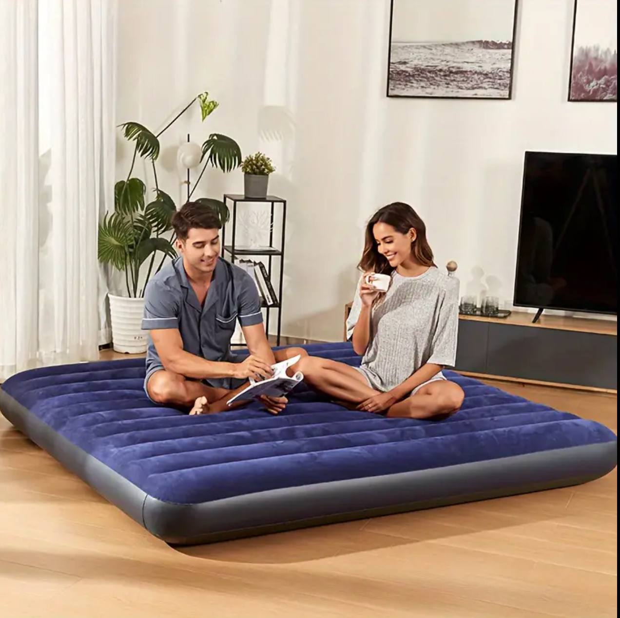 INTEX INFLATABLE AIR MATTRESS Plus Free -ELECTRIC PUMP