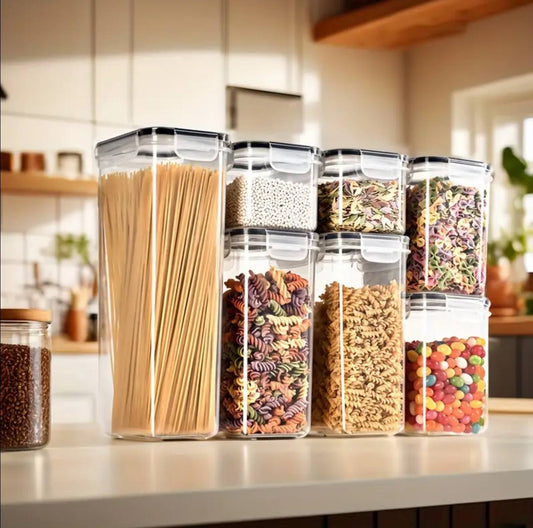 7pcs Food/Pantry Storage Containers