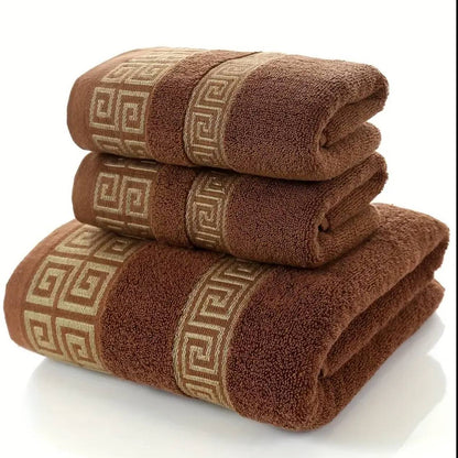 3pcs/set Cotton bath towel