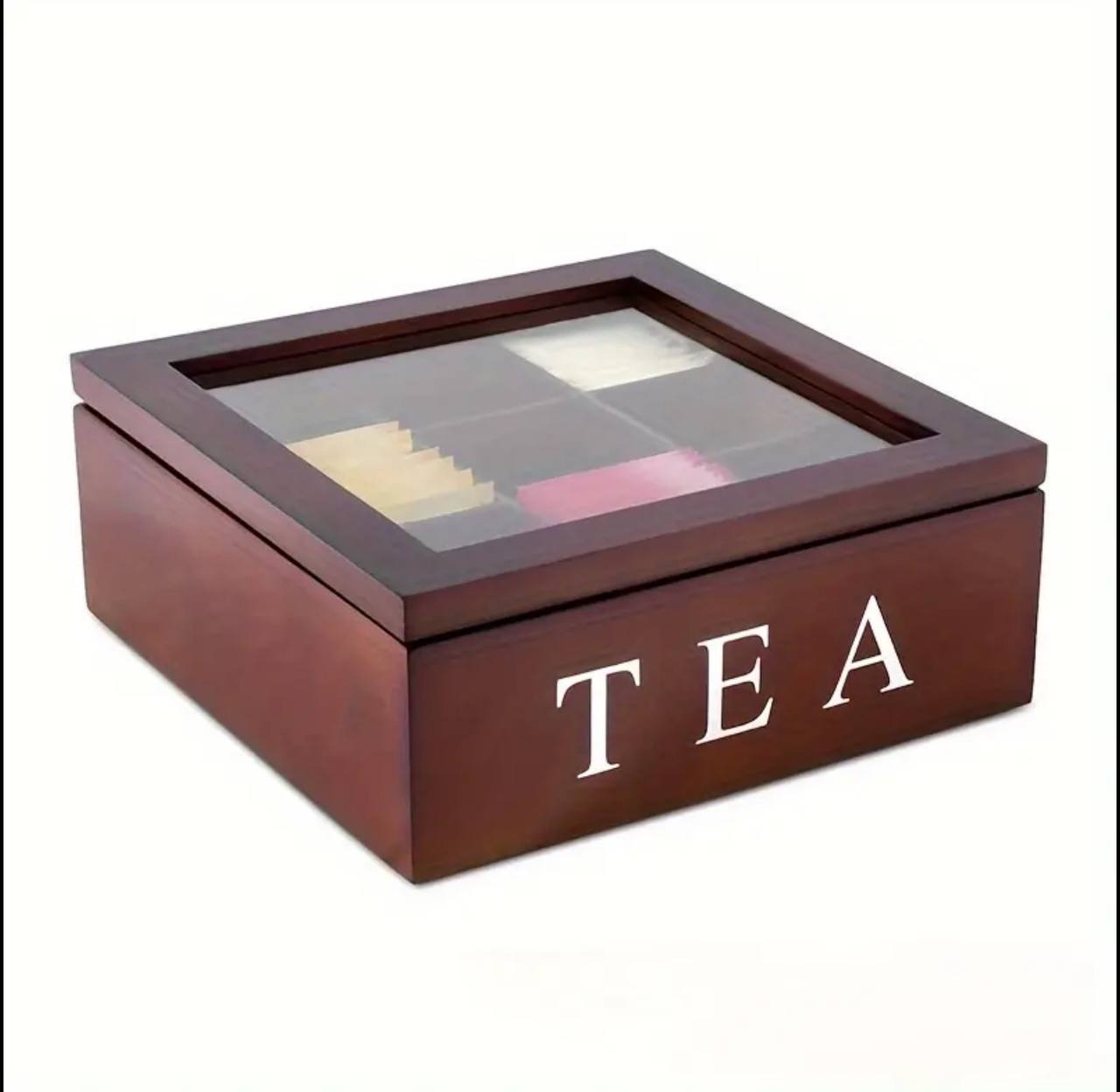 9 grid tea bag organizer