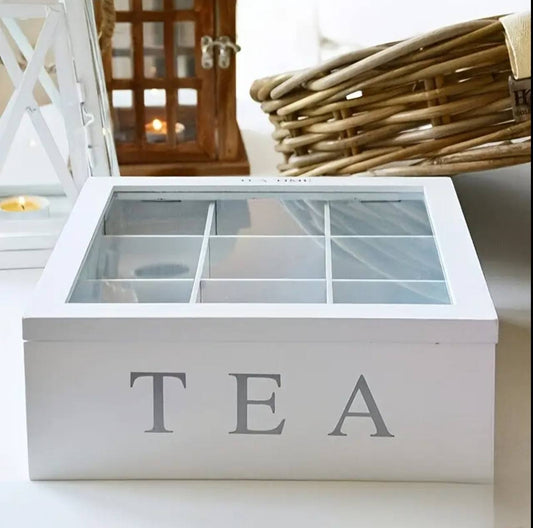 9 grid tea bag organizer