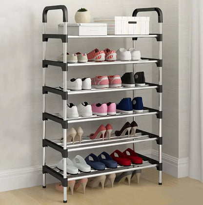 Detachable 6 layer shoe rack