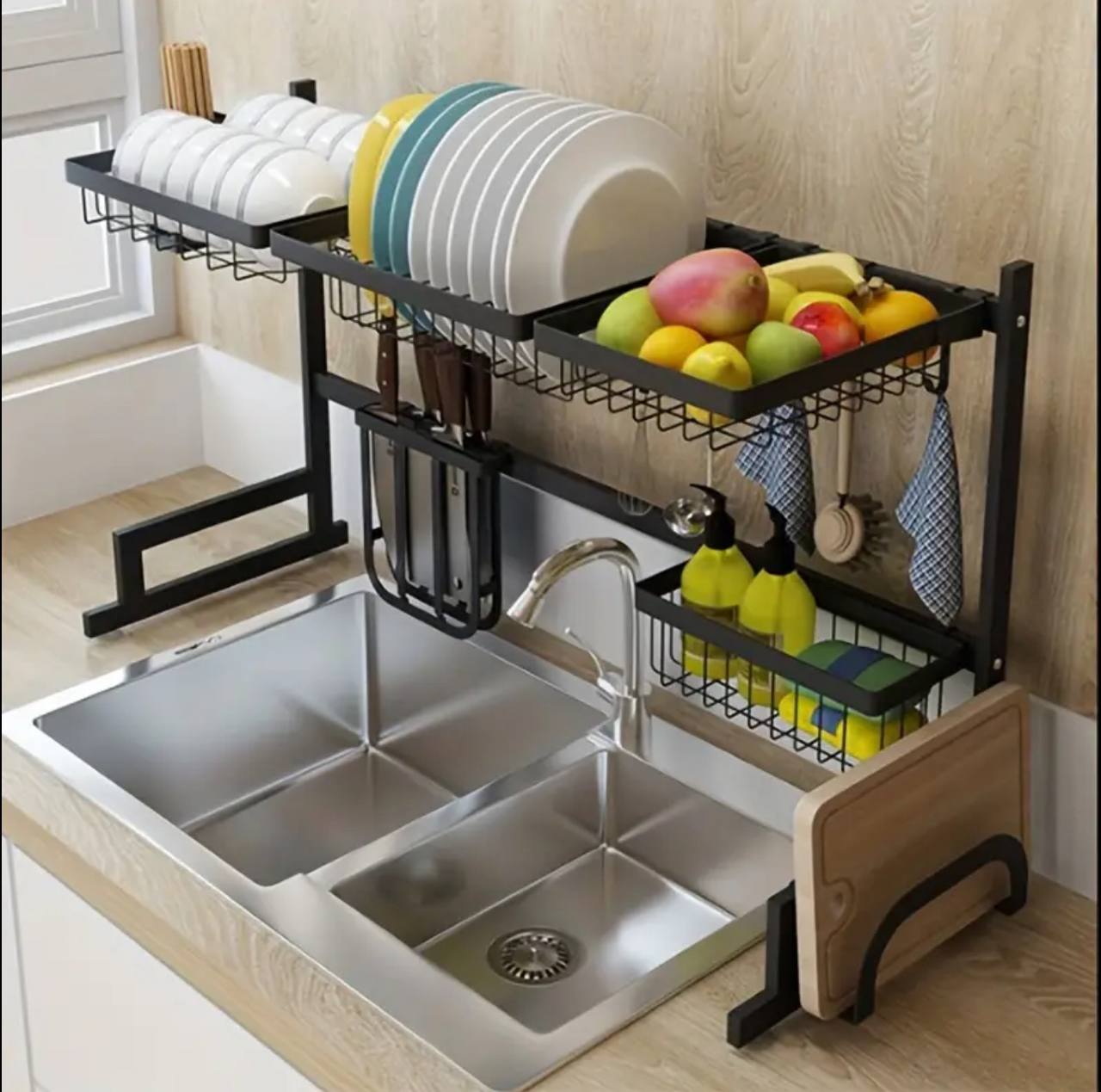 85CM over the sink dish drainer rack