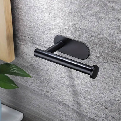 Adhesive Toilet Roll Paper Holder Organizer