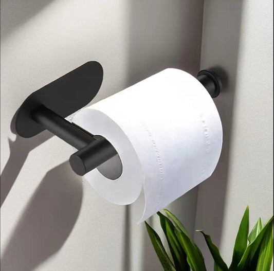 Adhesive Toilet Roll Paper Holder Organizer