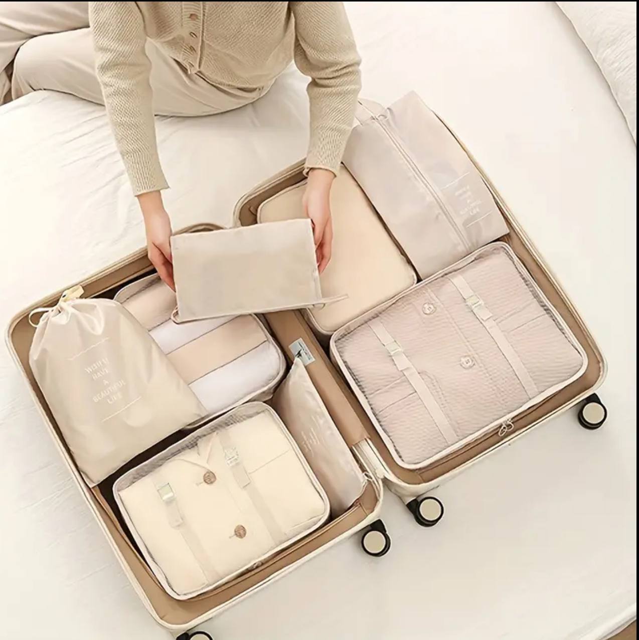 7pcs Luggage Travel Organizers For Suitcase