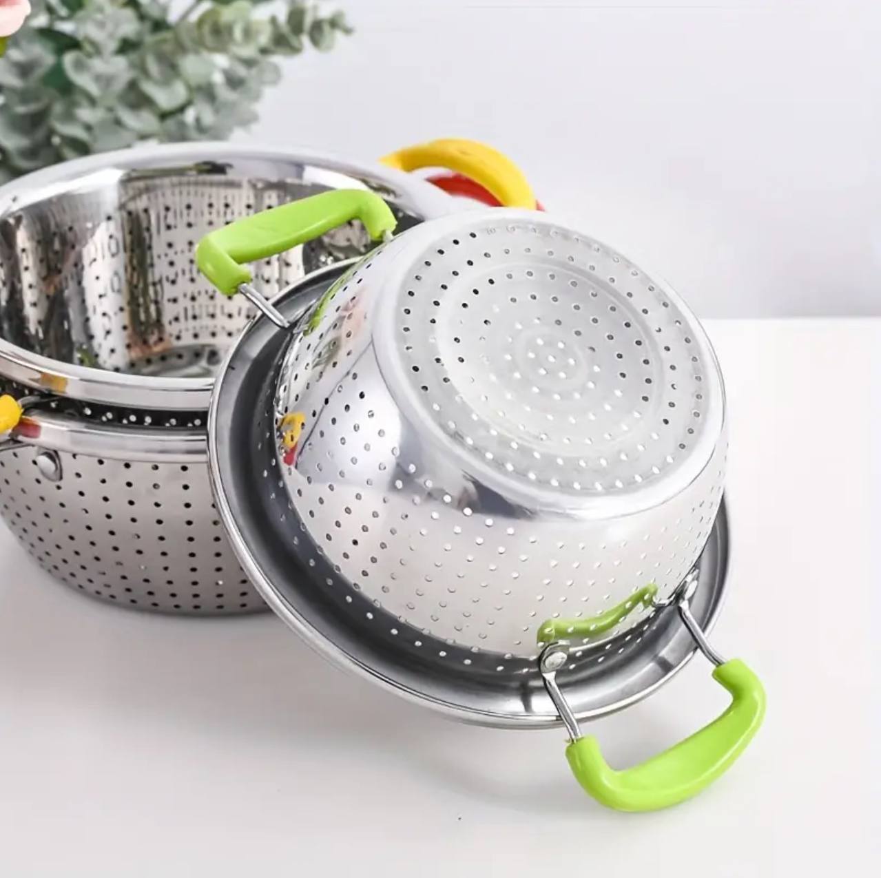 32cm  with handles drainer/Rice strainer,fruits drainer