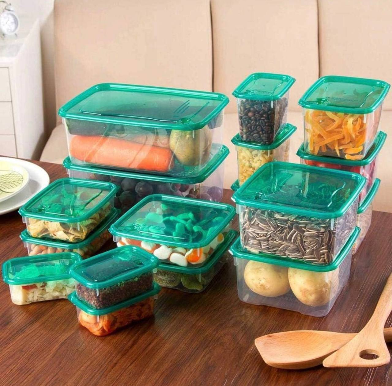 17pcs Storage containers