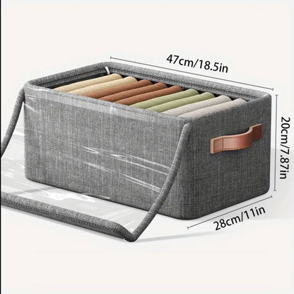 Collapsible Fabric Organizer with a Cover