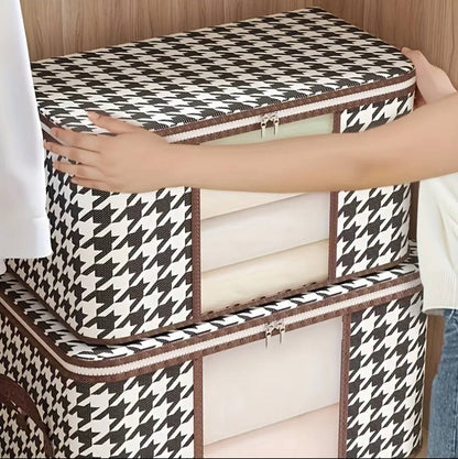 2in1 Foldable large cloth organizer storage box