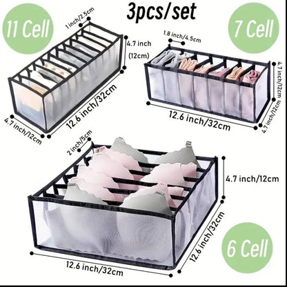 3in1 Folding Closet Organizer