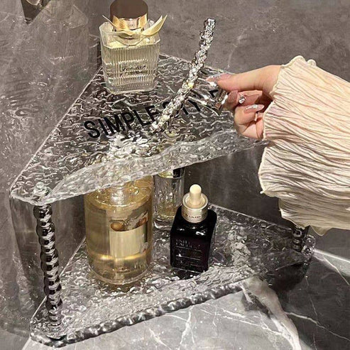 Non Punching Triangular Storage Rack – Luxury Homes Collections