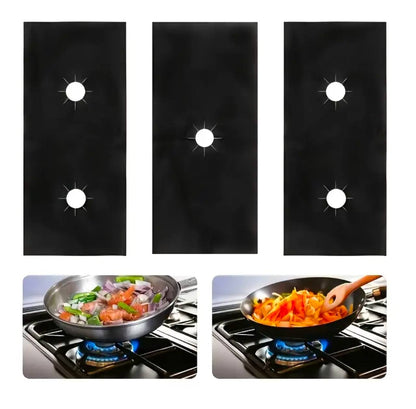 1 Set 5-Hole Gas Stove Pad  Protective Cover