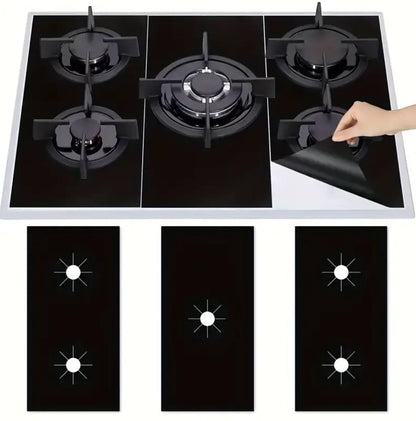 1 Set 5-Hole Gas Stove Pad  Protective Cover