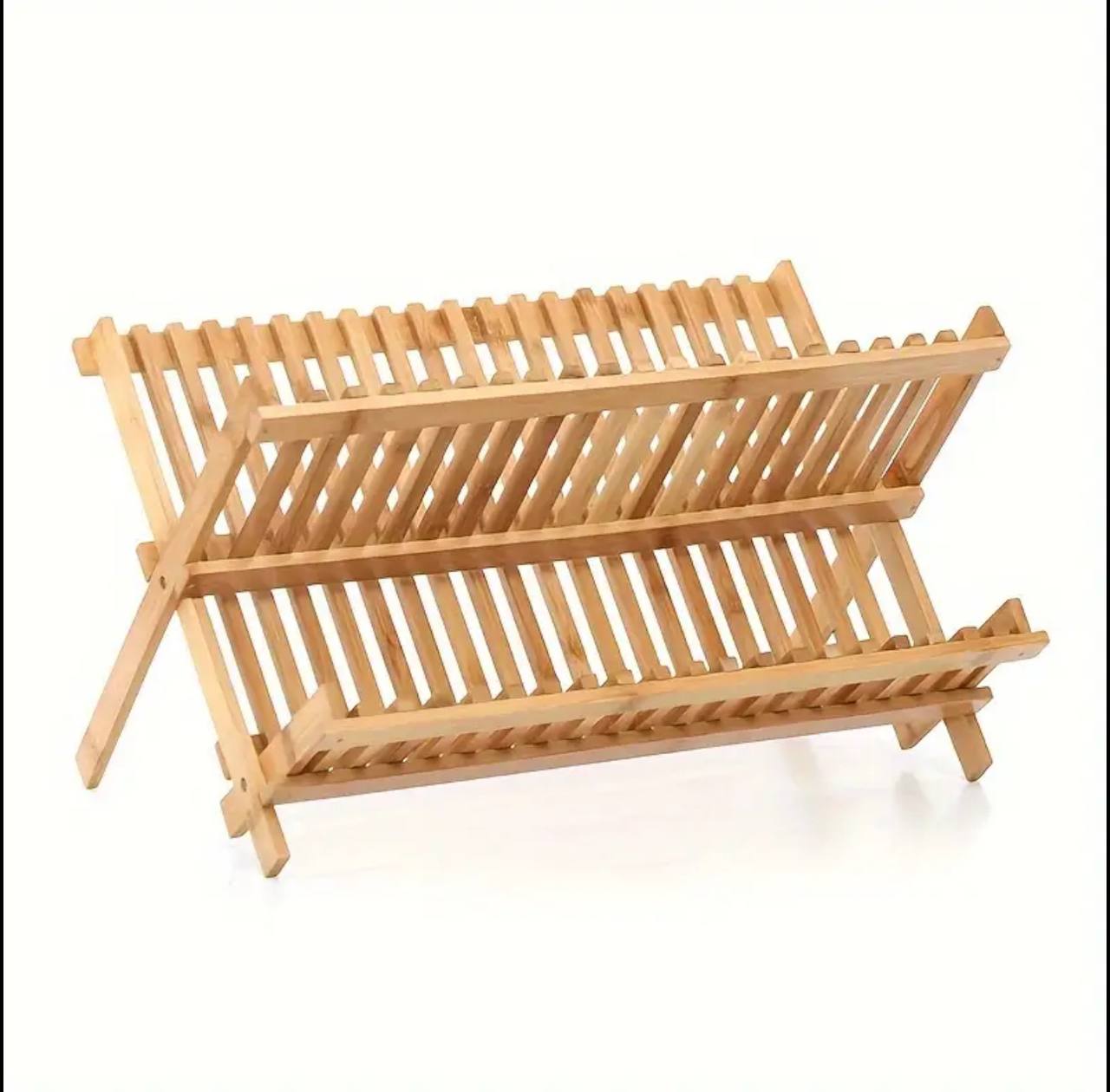 Foldable Bamboo dish rack