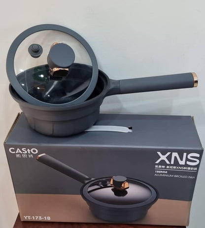 Castor xns 180mm 2Litre nonstick aluminium broiled pan