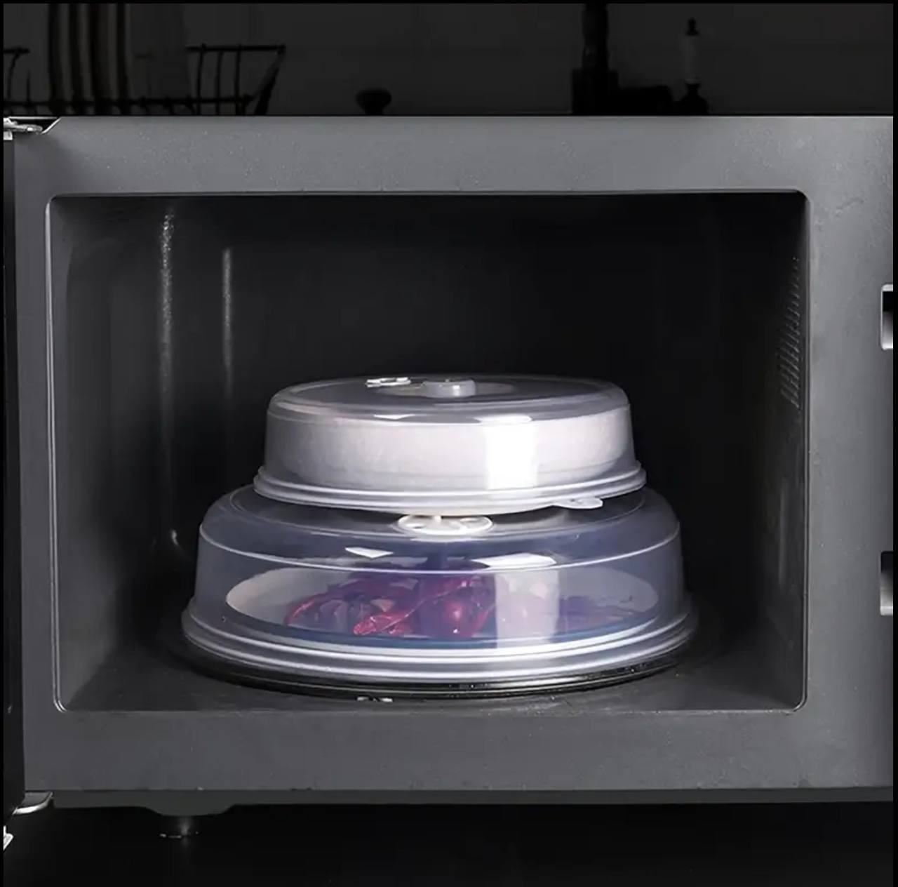 Transparent 27cm microwave  Cover