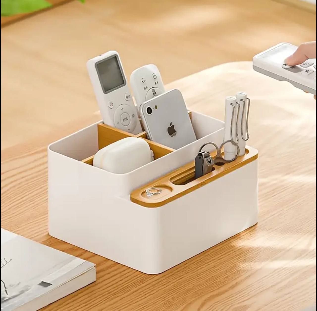 Multi purpose desktop organizer