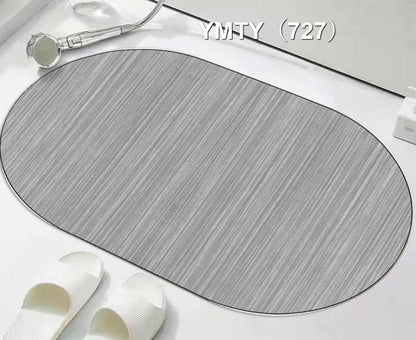 Super Absorbent oval rubber Mat