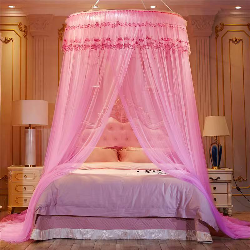 Free size round mosquito net