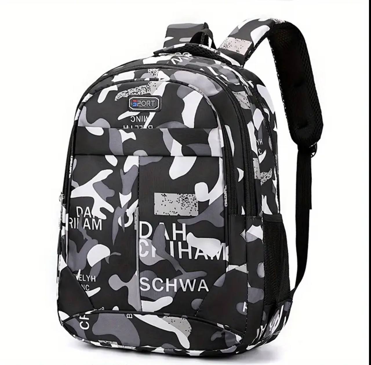 Trendy camouflage Waterproof backpack / School Bags