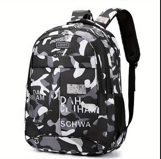 Trendy camouflage Waterproof backpack / School Bags