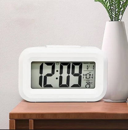 LED Digital Alarm Clock, with temperature, date & time display