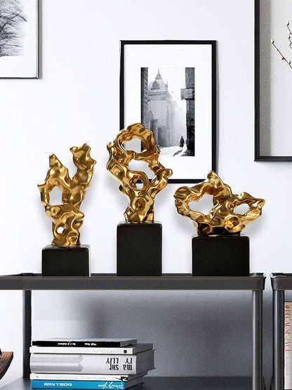 Nordic Geometric Modern Hollow Sculpture