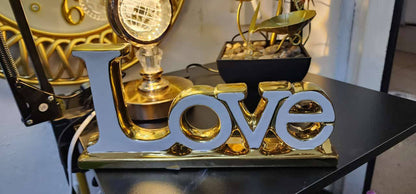 Luxury ceramic love ,smile  home,office decoration TV Cabinet  decoration