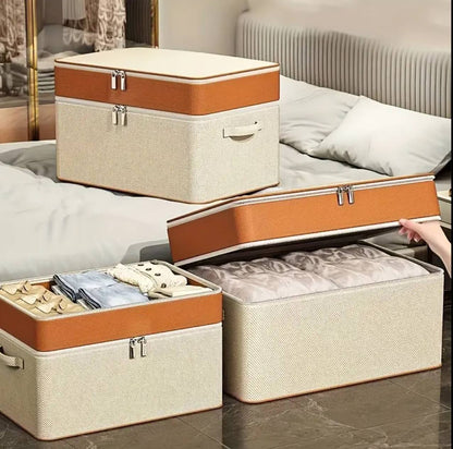 Double Layer Oxford Zipper quilt  Clothes Storage Bag