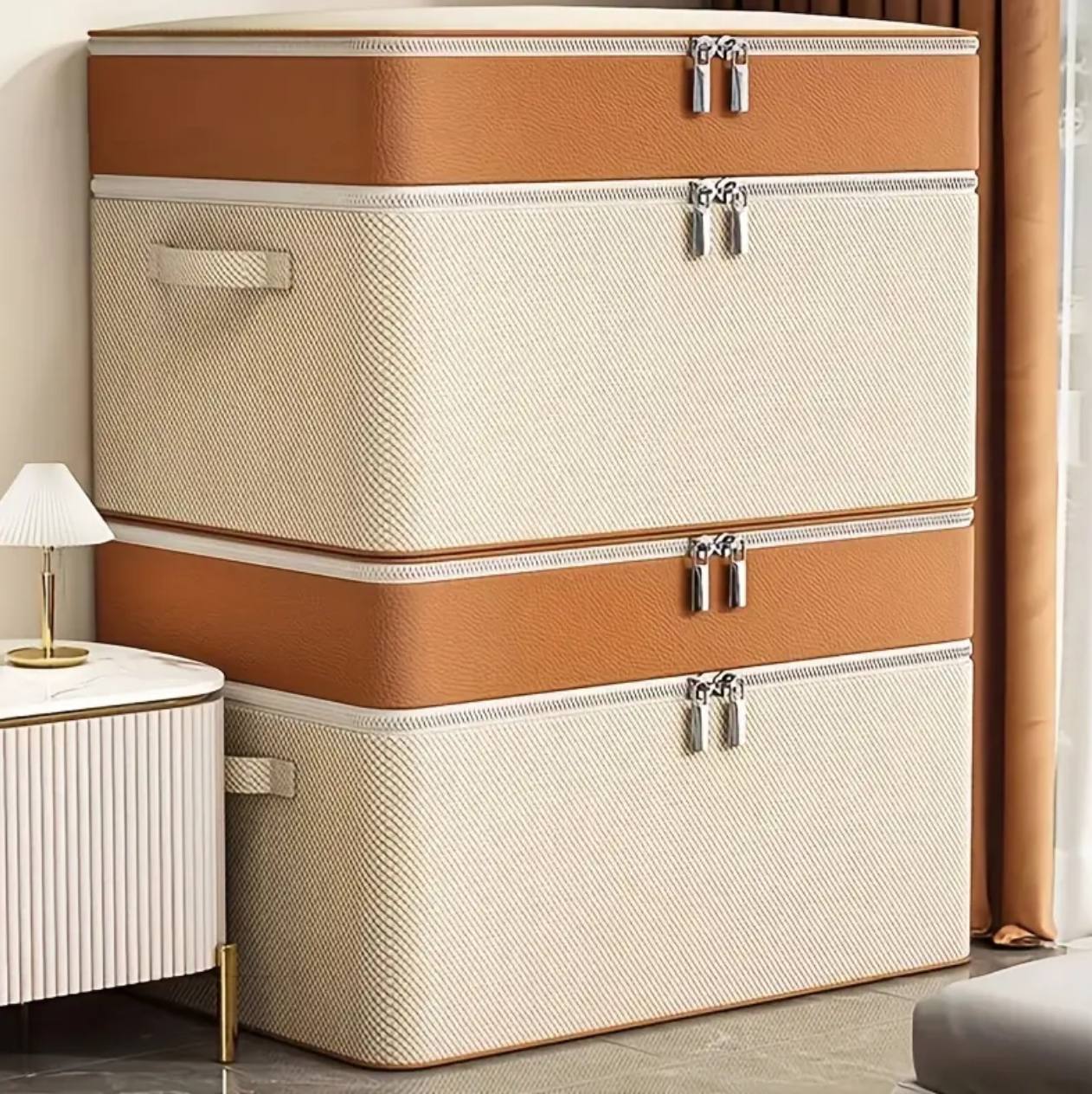 Double Layer Oxford Zipper quilt  Clothes Storage Bag