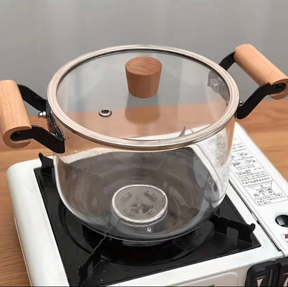 3.5 ltrs Glass Cooking pot