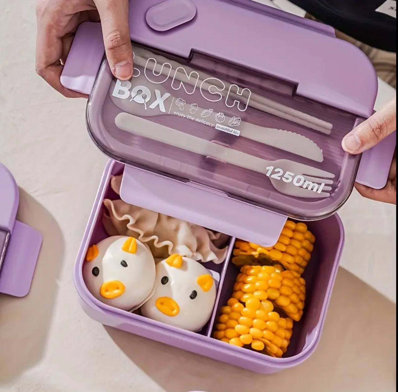 3 Grid Lunch Box