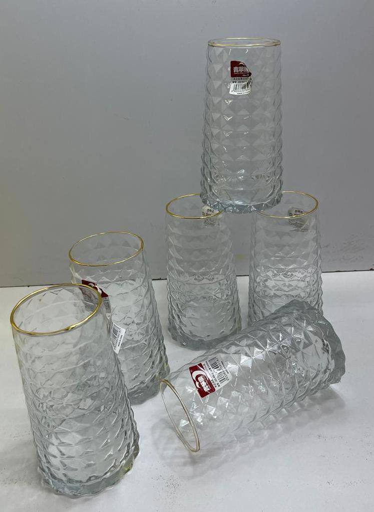 High quality borosilicate water,juice  glasses