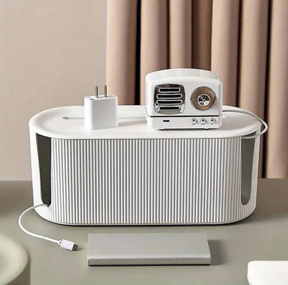 Keep your cables organized with cable storage box