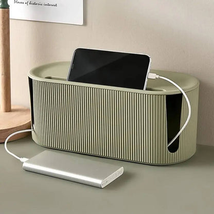 Keep your cables organized with cable storage box