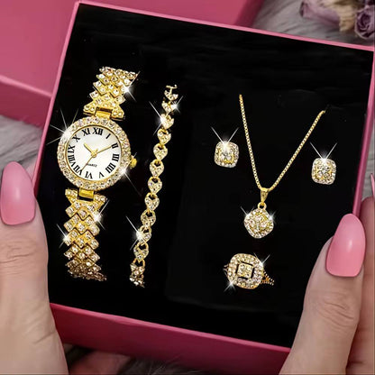 5pcs Ladies watch gift sets