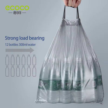 Drawstring trash bags