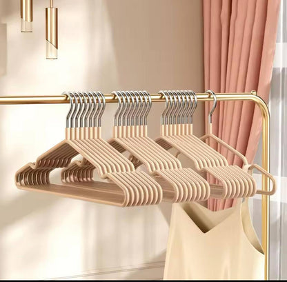 10pcs clothes hangers with antislip stainless steel hook
