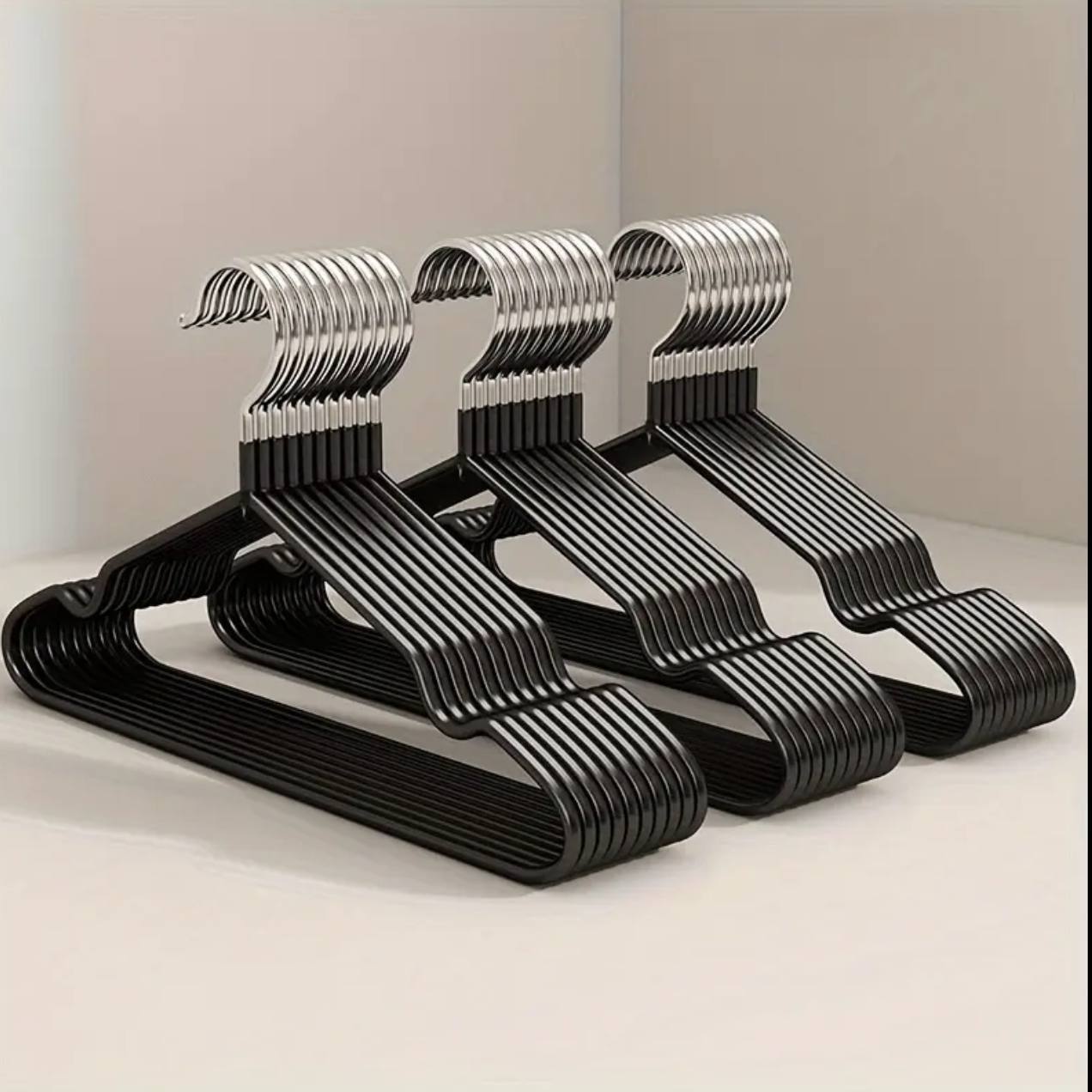 10pcs clothes hangers with antislip stainless steel hook