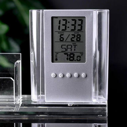 New Modern Crystal Glass Fantastic Ballpoint Pen Holder