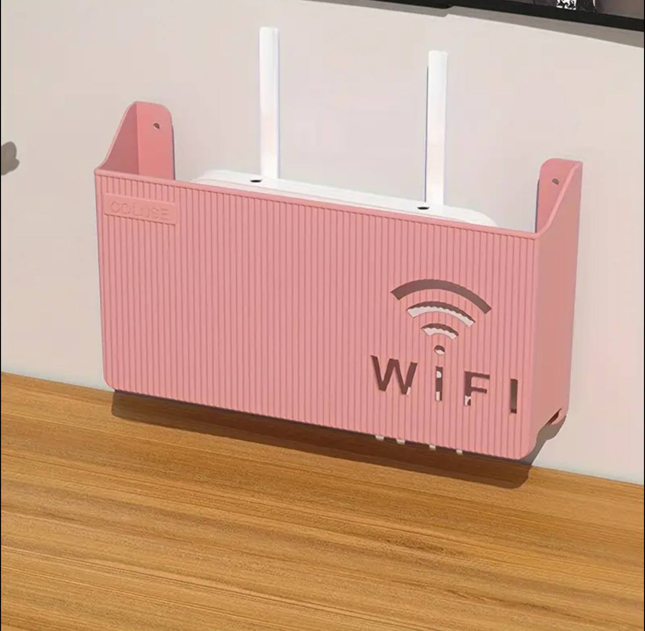 Wall mounted wireless WiFi router box/cover