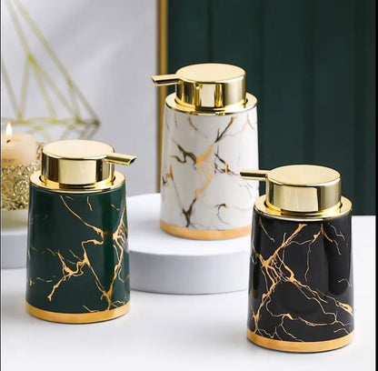 Marble soap pump / dispenser
