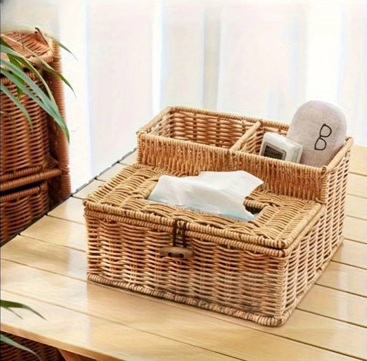 3 slots storage organizer with serviette holder