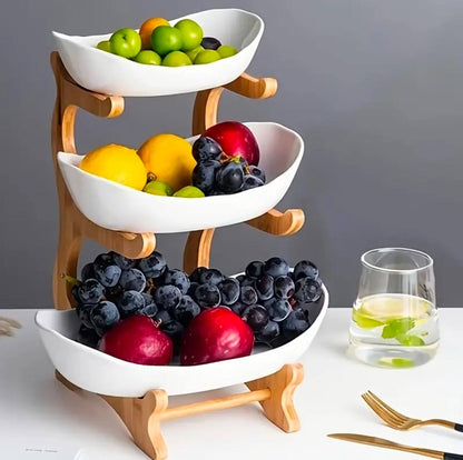 3 layer ceramic fruit