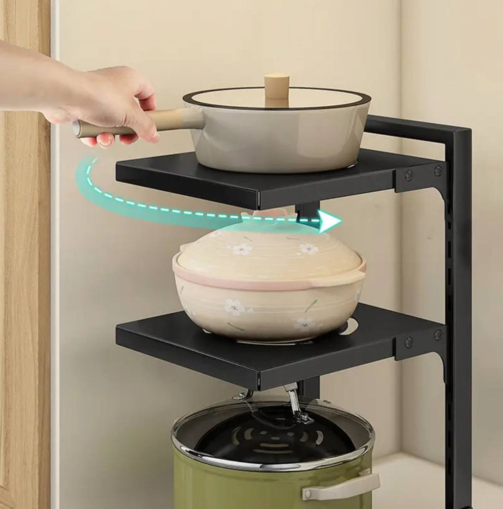 Multi-Layer Pot Storage Rack – Luxury Homes Collections