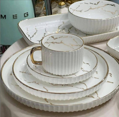 Elegant  European Porcelain Dinner set